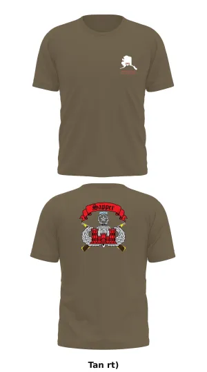 Sapper Company, 6th BEB, 4-25 IBCT (ABN) Store 2 Core Men's SS Performance Tee - rt)