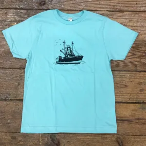 Scallop Boat Kids Tee