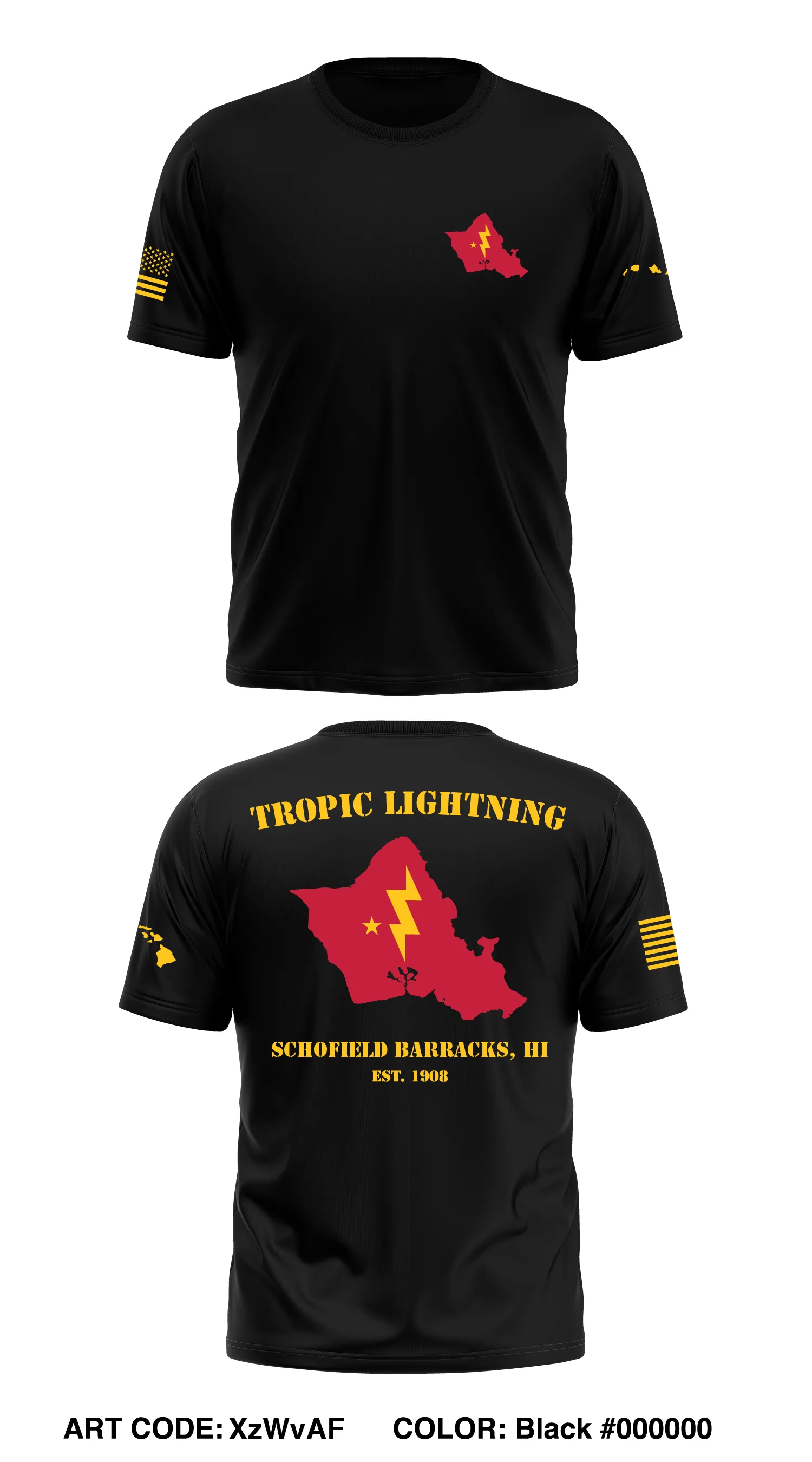 Schofield Barracks Core Men's SS Performance Tee - XzWvAF