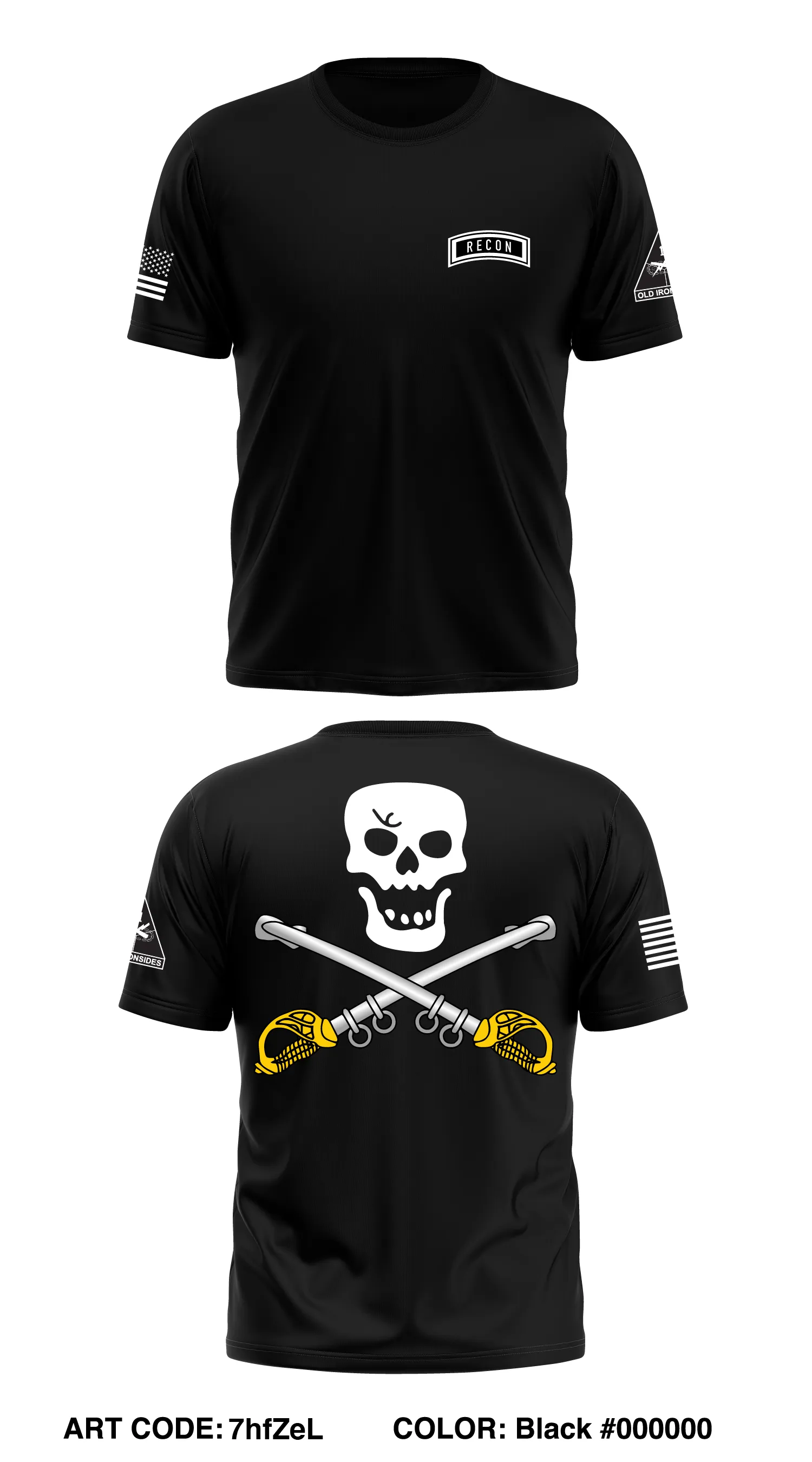 Scout Platoon, 1st Battalion, 37th Armor Regiment Store 1 Core Men's SS Performance Tee - 7hfZeL