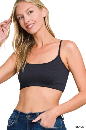 SEAMLESS RIBBED 3-STRAP & CROSS BACK BRA