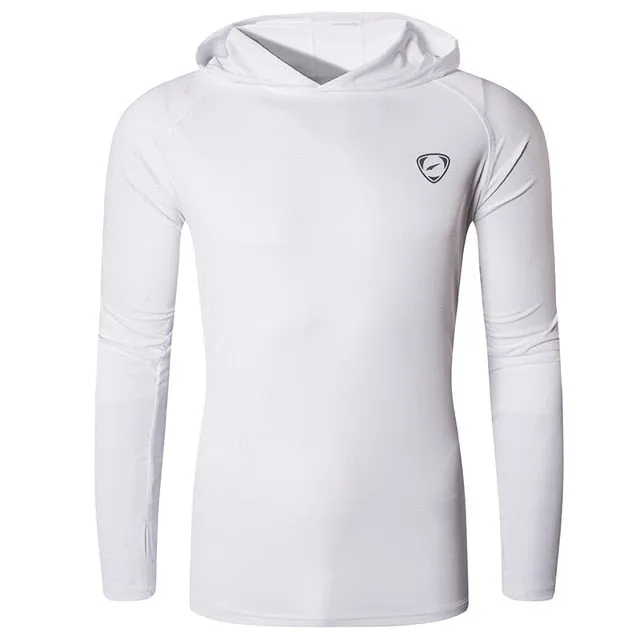 Shirt Rashguard Men with Hoodie: Beach Summer