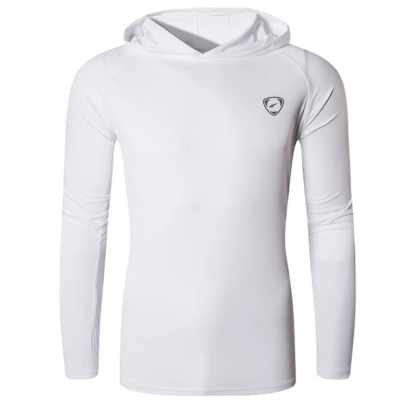 Shirt Rashguard Men with Hoodie: Beach Summer