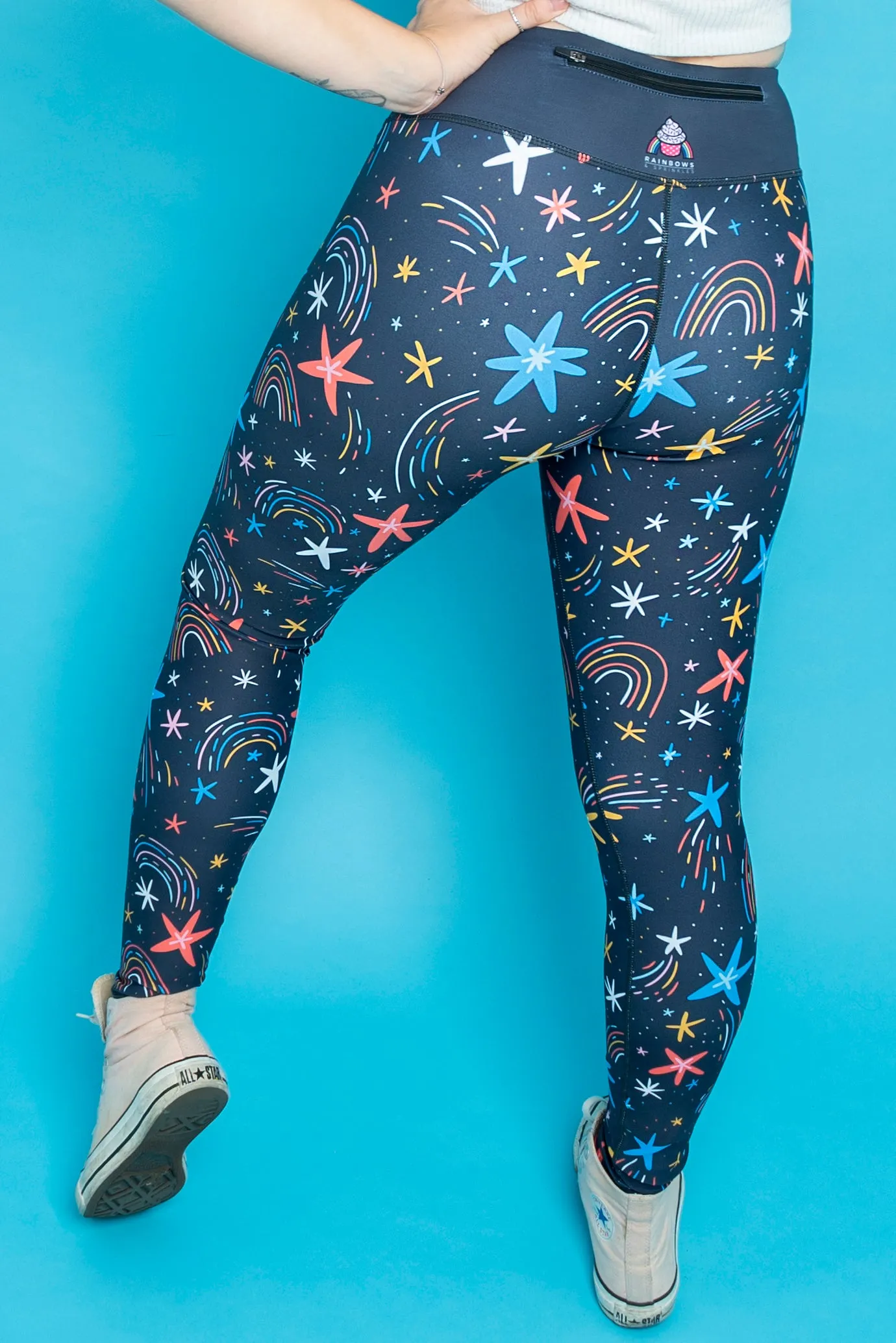 Shooting Stars Women's Activewear Leggings - Tall 33" inside leg