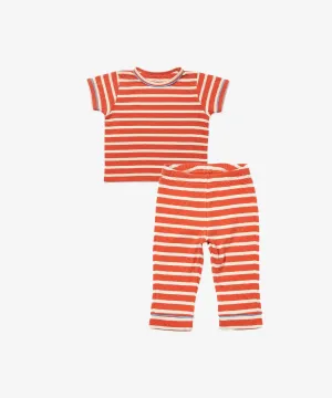 Short Sleeve Play Bundle, Red Stripe
