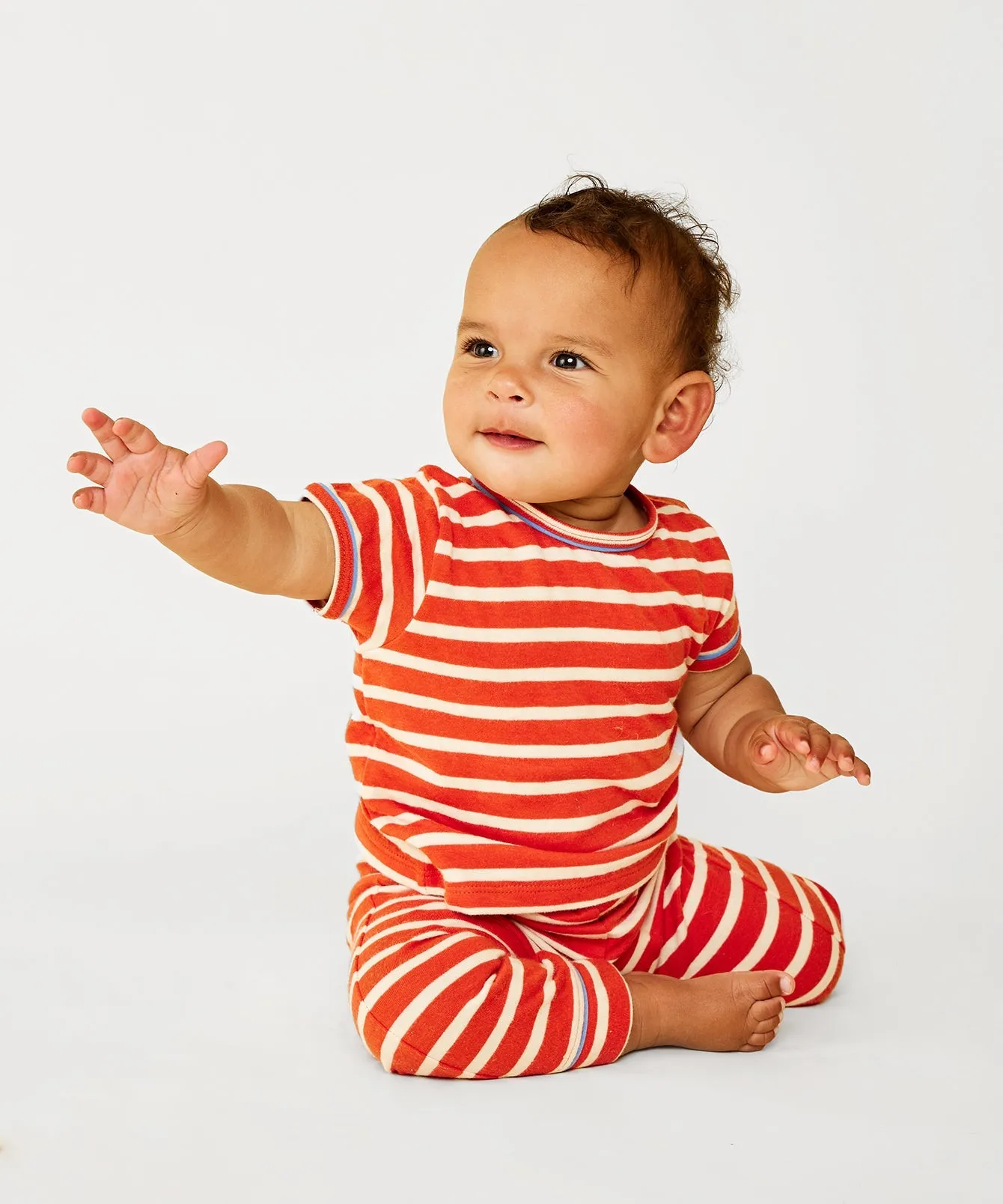 Short Sleeve Play Bundle, Red Stripe