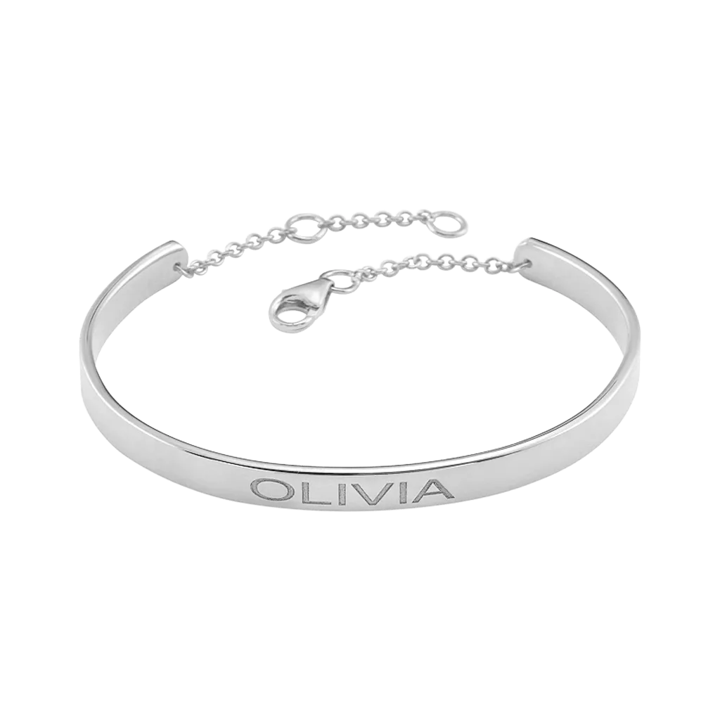 Signature Engravable Cuff ID Bracelet