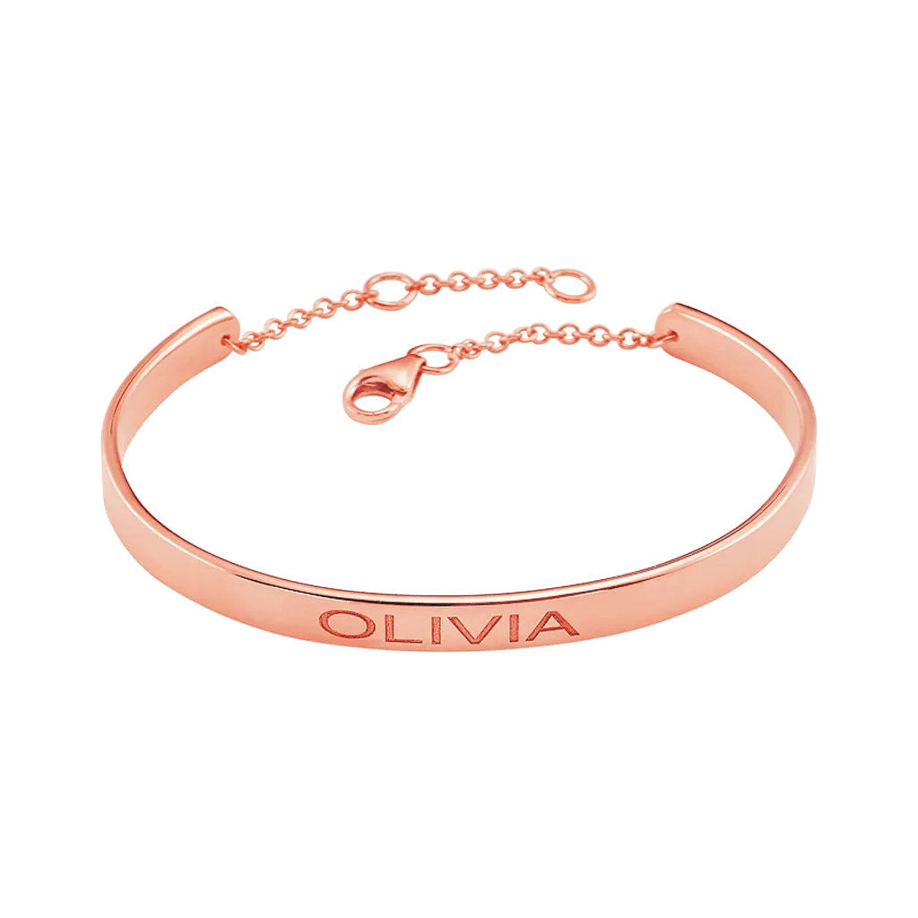 Signature Engravable Cuff ID Bracelet