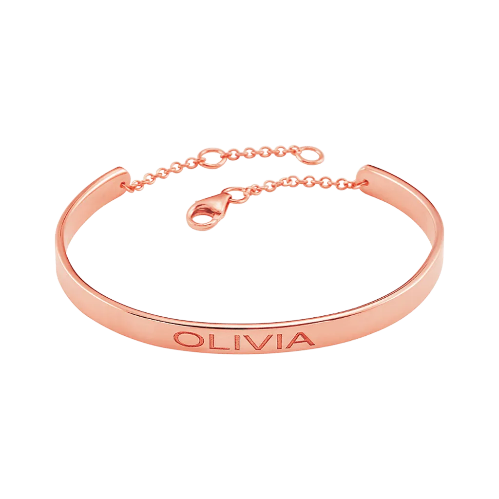 Signature Engravable Cuff ID Bracelet