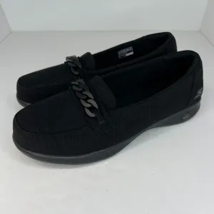 Skechers Womens SN137558 Black G Step Lite Round Toe Slip-On Size 11 Loafer
