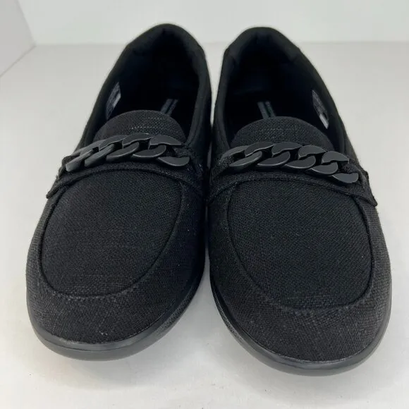 Skechers Womens SN137558 Black G Step Lite Round Toe Slip-On Size 11 Loafer