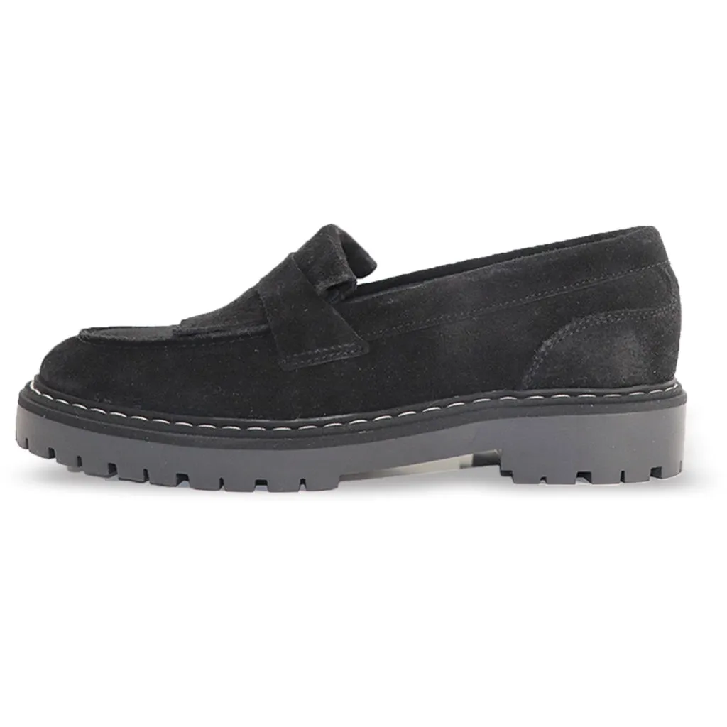 Skye Loafer - Black Suede