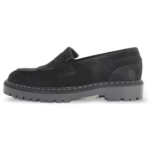 Skye Loafer - Black Suede