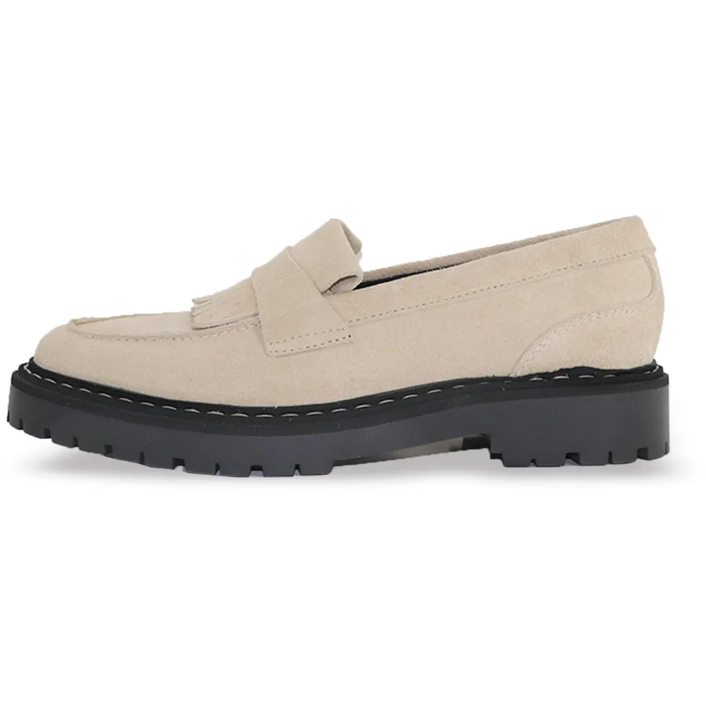 Skye Loafer - Sand Suede