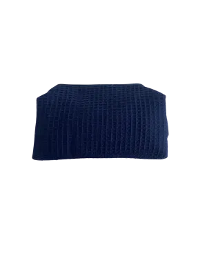 Small Blue monogrammed Makeup Bag