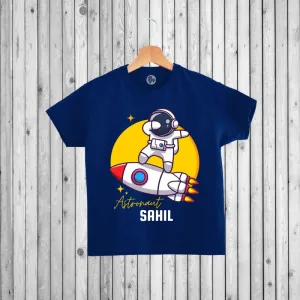 Space theme Astronaut Customized T-Shirt