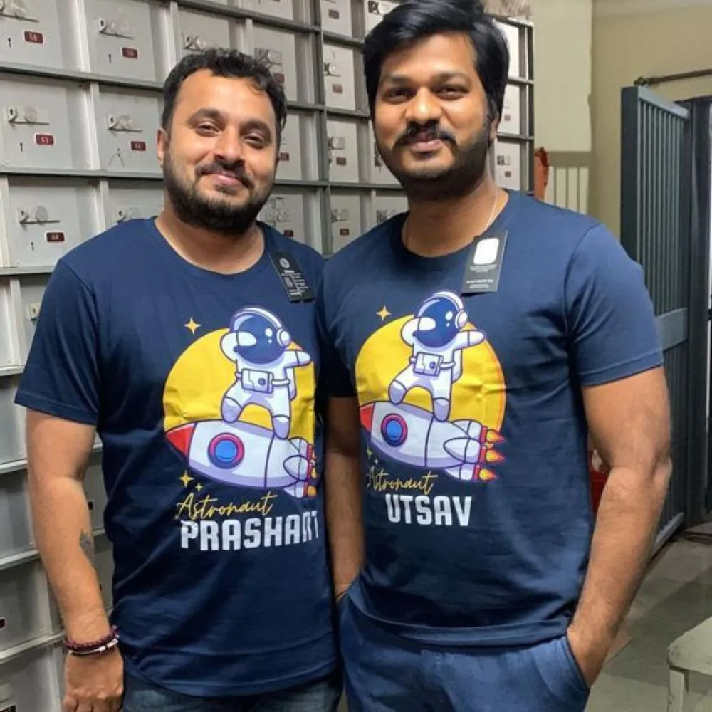 Space theme Astronaut Customized T-Shirt