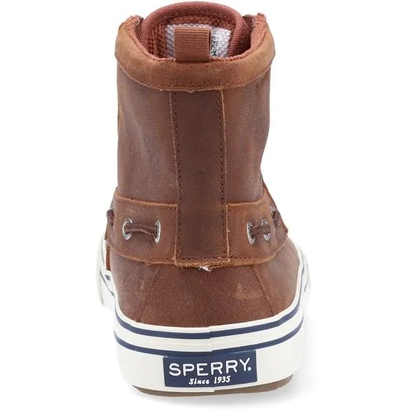 Sperry BAHAMA STORM Mens Suede Boat Shoes Tan