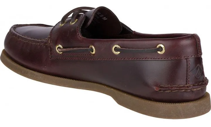 Sperry Men's Authentic Original 2-Eye Boat Shoe - Amaretto