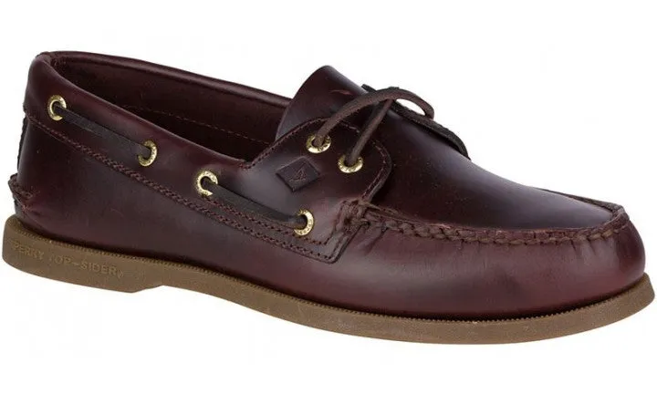 Sperry Men's Authentic Original 2-Eye Boat Shoe - Amaretto