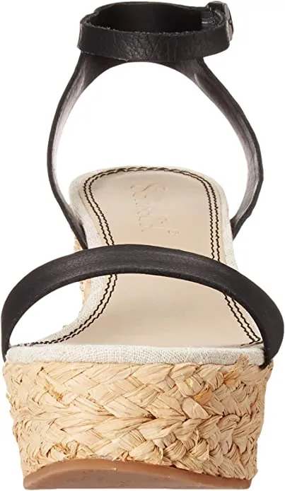 Splendid Women's Marie Espadrille Wedge Sandal, BLKLEA, 7.5 M US