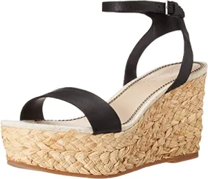 Splendid Women's Marie Espadrille Wedge Sandal, BLKLEA, 7.5 M US