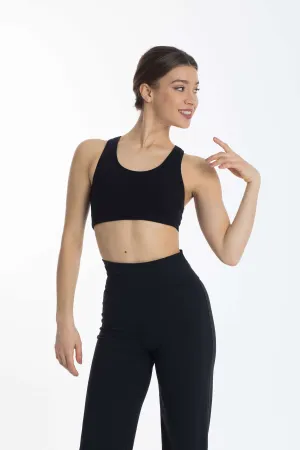 Sport toppur svartur 6535- Intermezzo