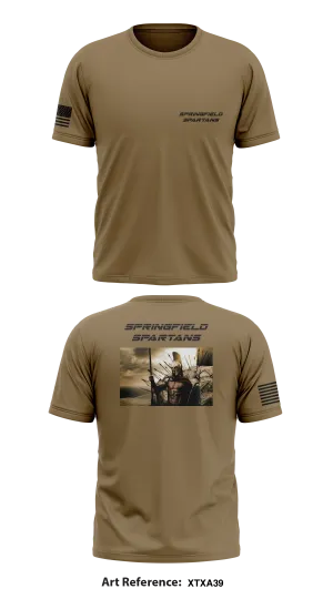 Springfield Spartans  Store 1 Core Men's SS Performance Tee - Xtxa39