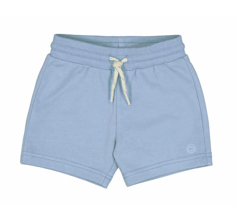 SS25 Mayoral - Boat Motif T-Shirt and Light Blue Short Set