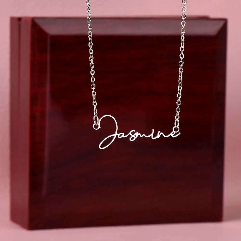 Stylized Name Necklace