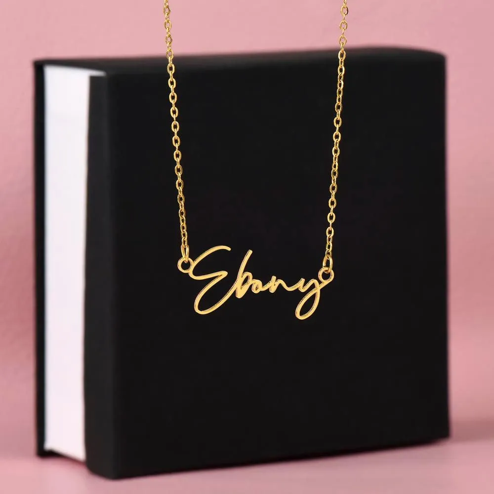 Stylized Name Necklace