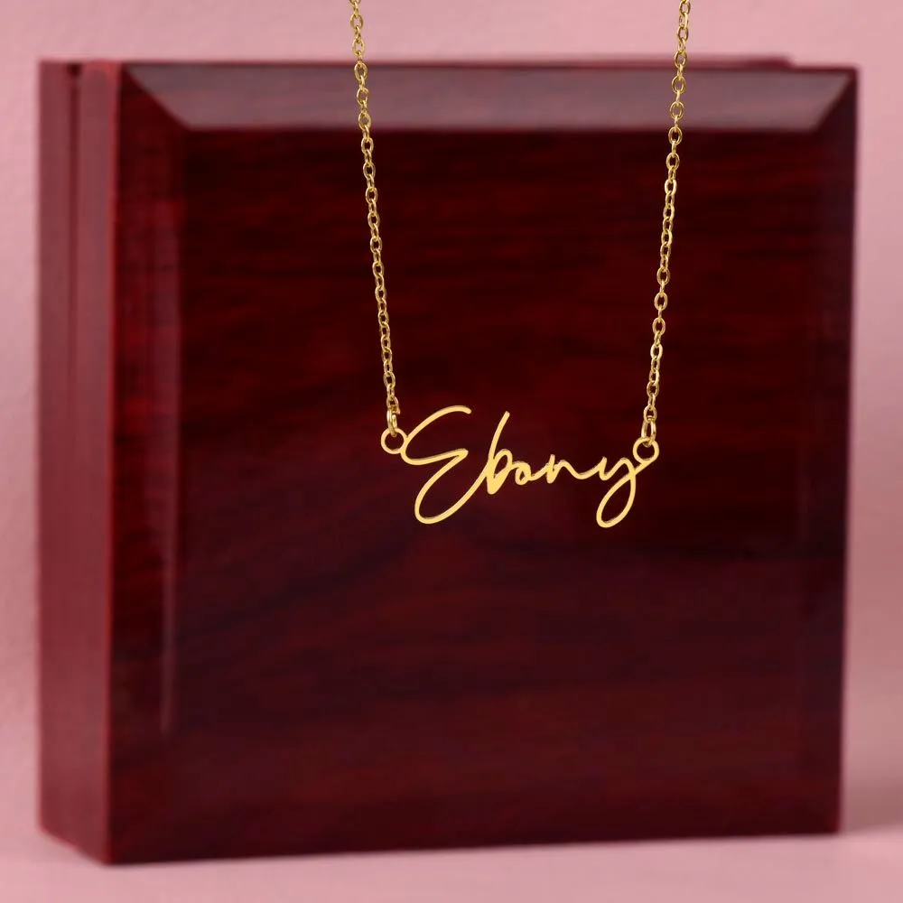 Stylized Name Necklace