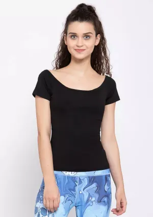 Summer Boat Neck Casual Top