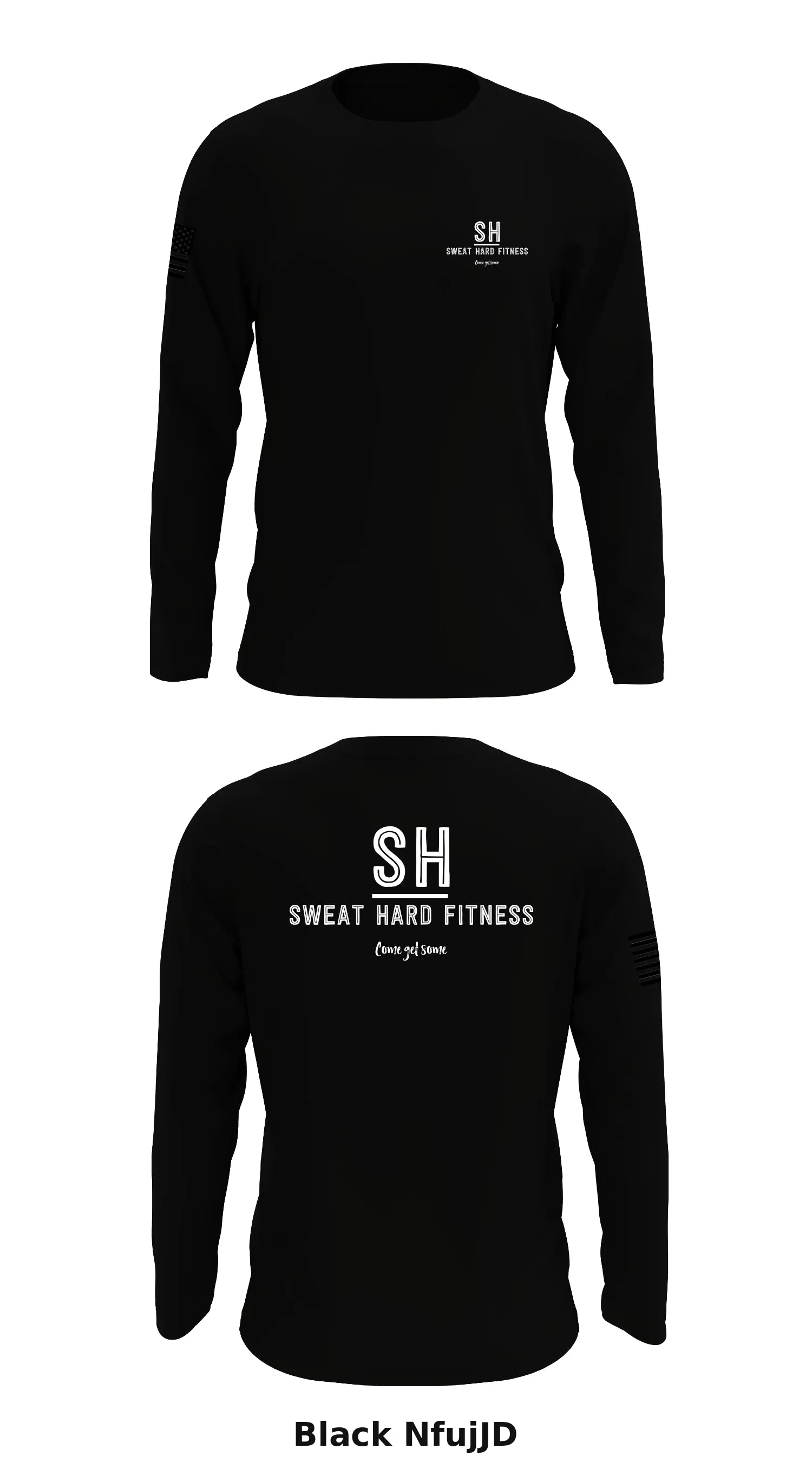 Sweat Hard Fitness  Store 1 Core Men's LS Performance Tee - NfujJD