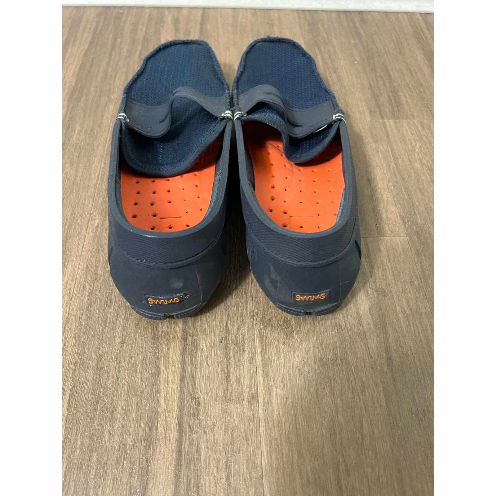Swims Penny Men's Size 8 Shoes Navy Blue Loafer Slip-On Moc Toe Casual Shoe