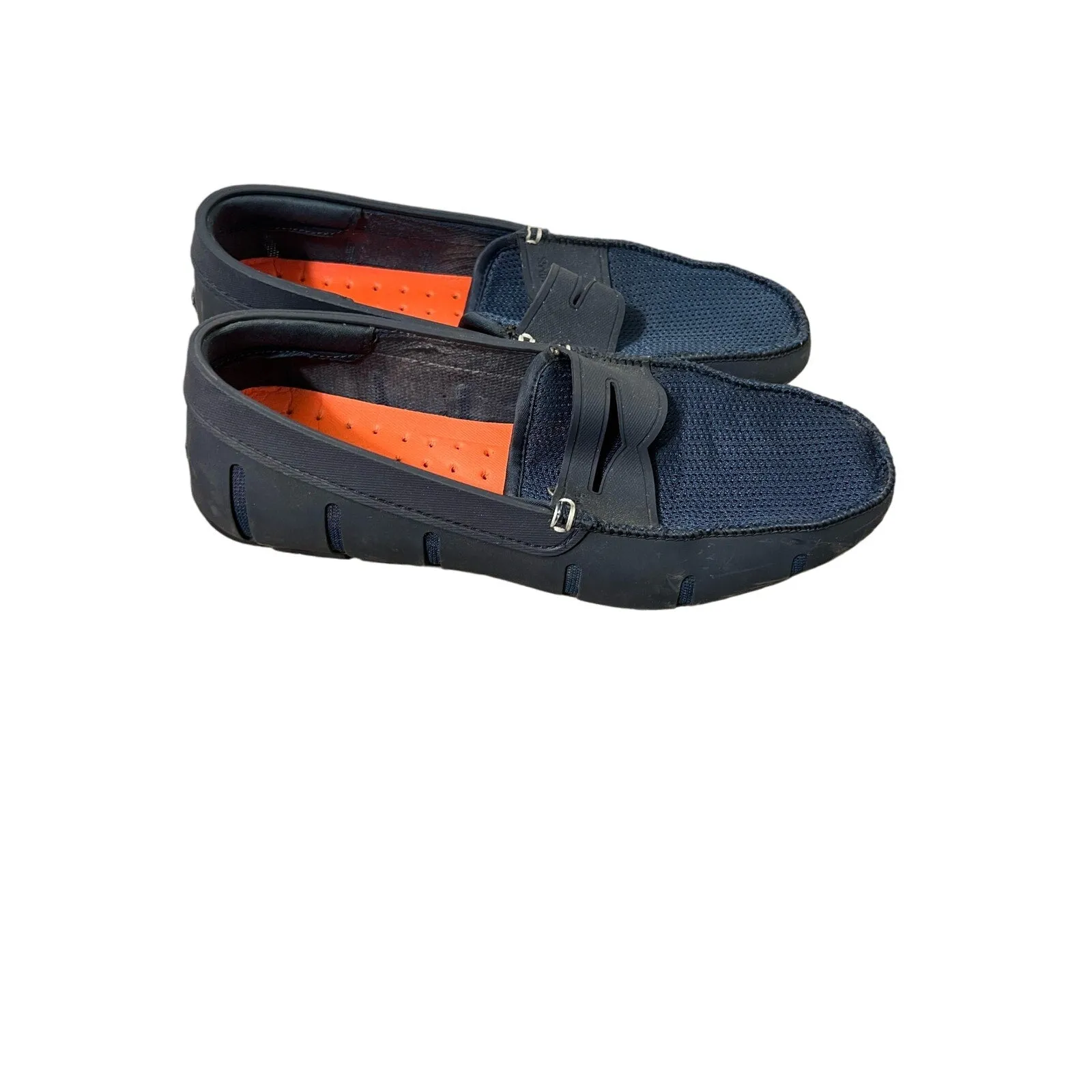Swims Penny Men's Size 8 Shoes Navy Blue Loafer Slip-On Moc Toe Casual Shoe