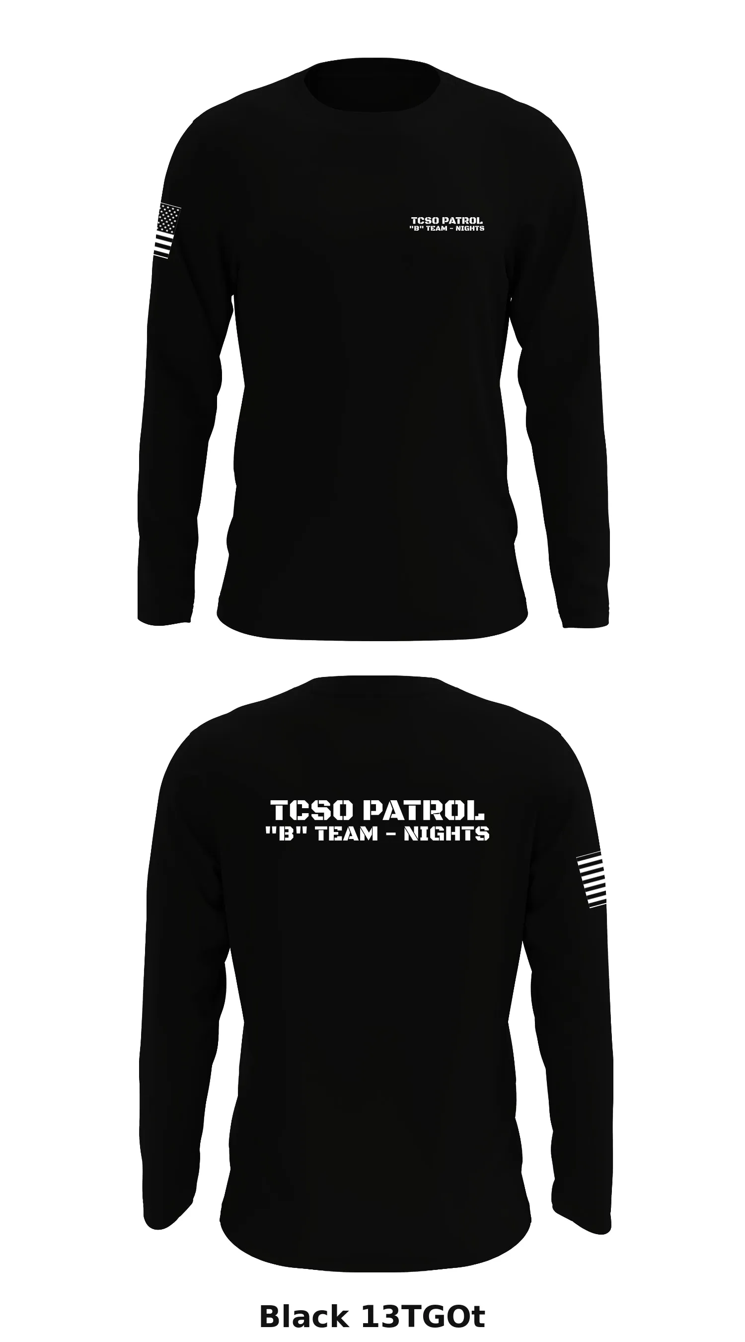 TCSO PATROL -B- TEAM - NIGHTS Store 1  Core Men's LS Performance Tee - 13TGOt