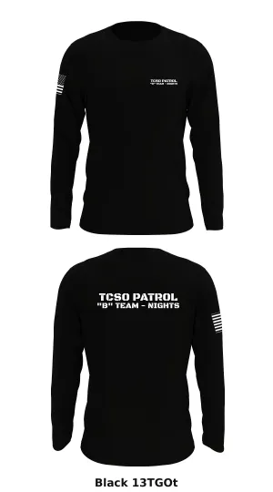 TCSO PATROL -B- TEAM - NIGHTS Store 1  Core Men's LS Performance Tee - 13TGOt