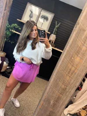 Tennis Skirt-Bubblegum Pink