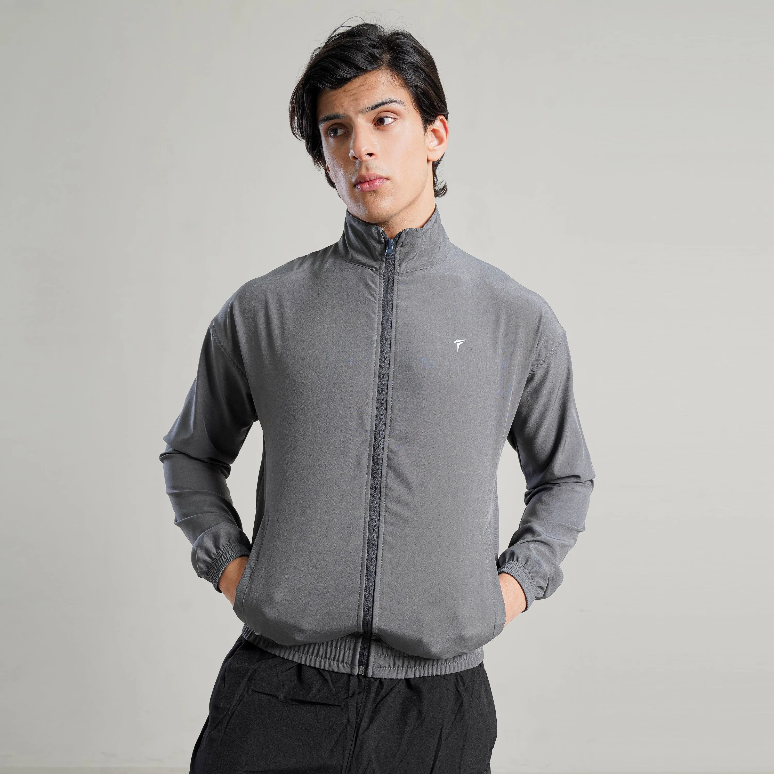 Tf-Premium Grey Running Jacket