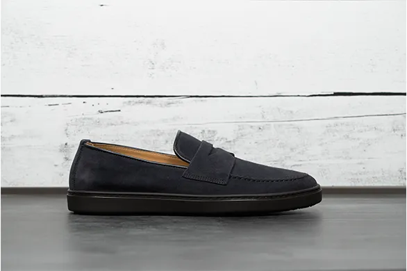 The Ernie Loafer in Navy