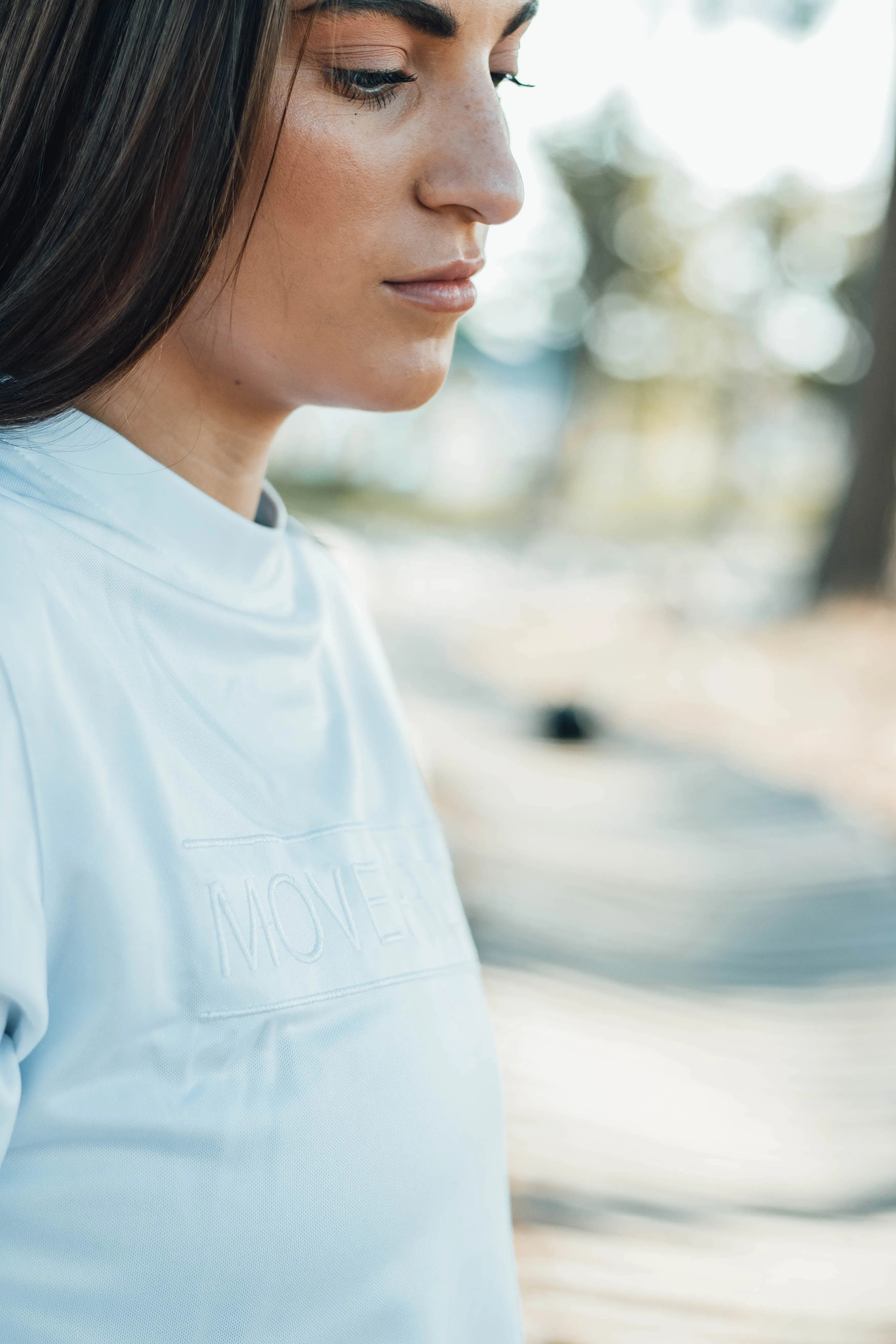 THE JESS CREWNECK TOP | WHITE