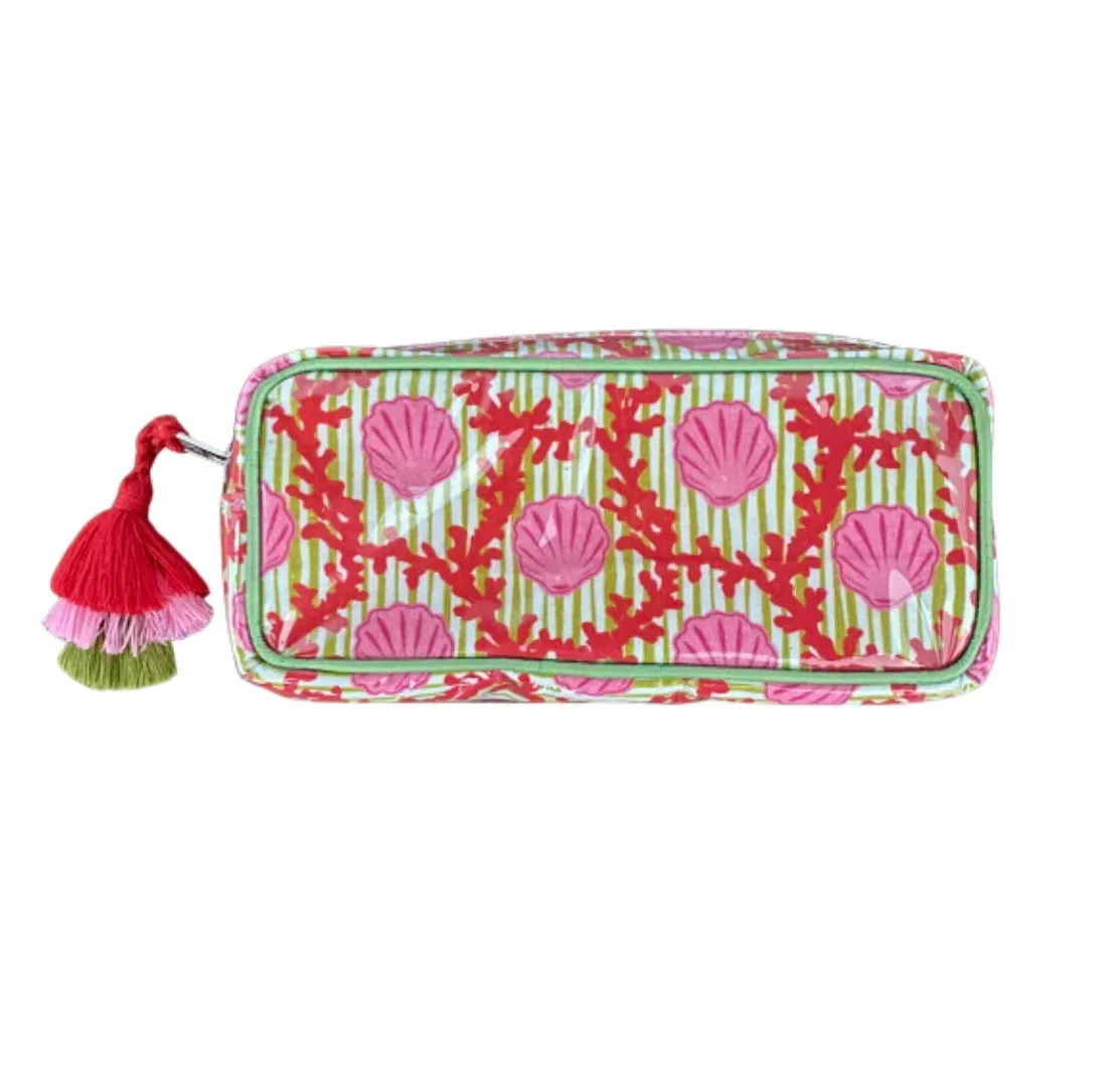 The Mini India Bag- Fete Shell/Coral