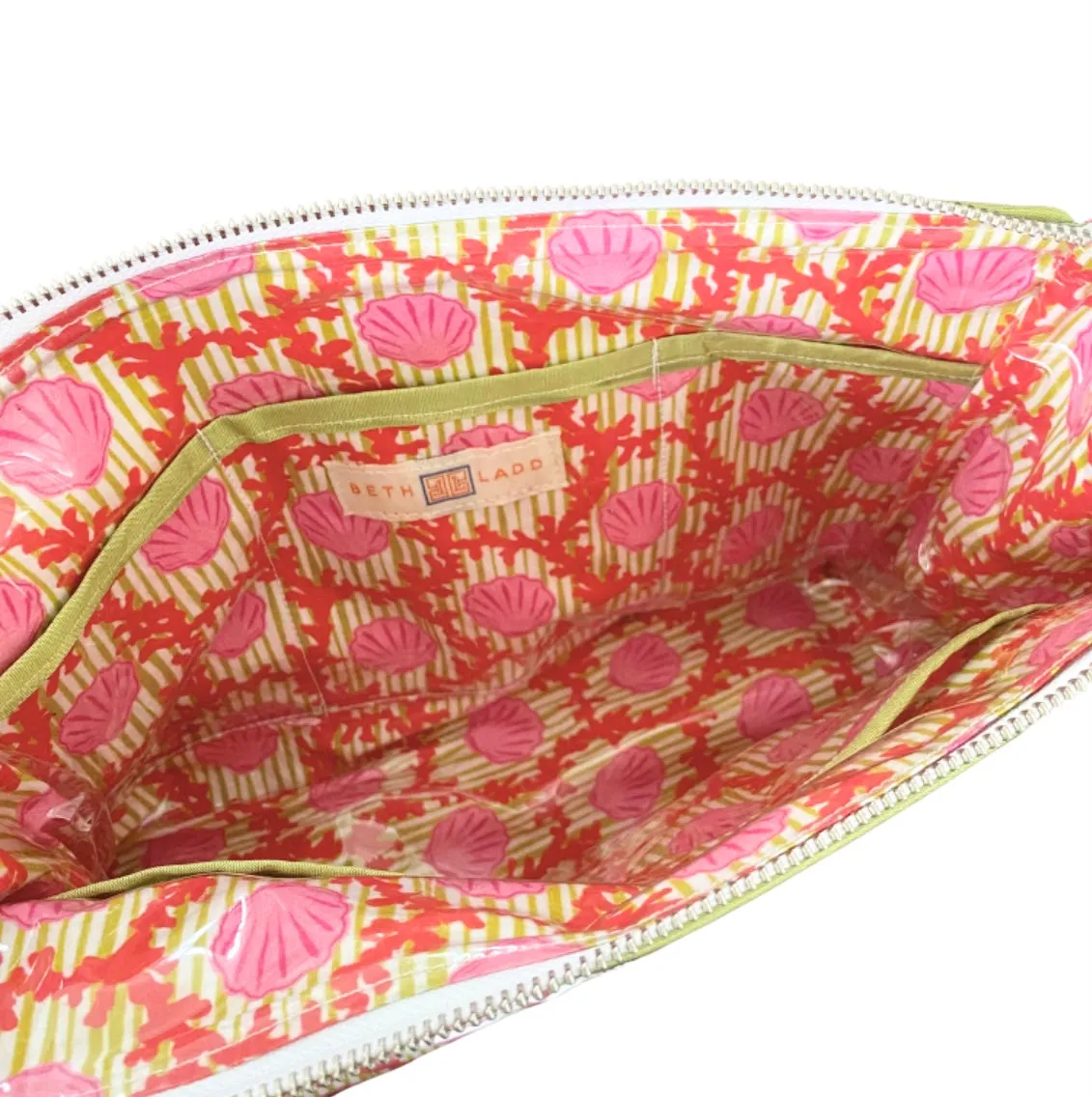 The OG India Bag - Fete Papier Shell/Coral Print