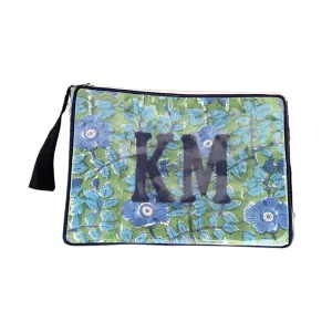 The OG India Bag - Navy/Green - Monogrammed