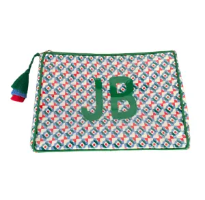 The OG India Bag - Red/Blue/Green - Monogrammed