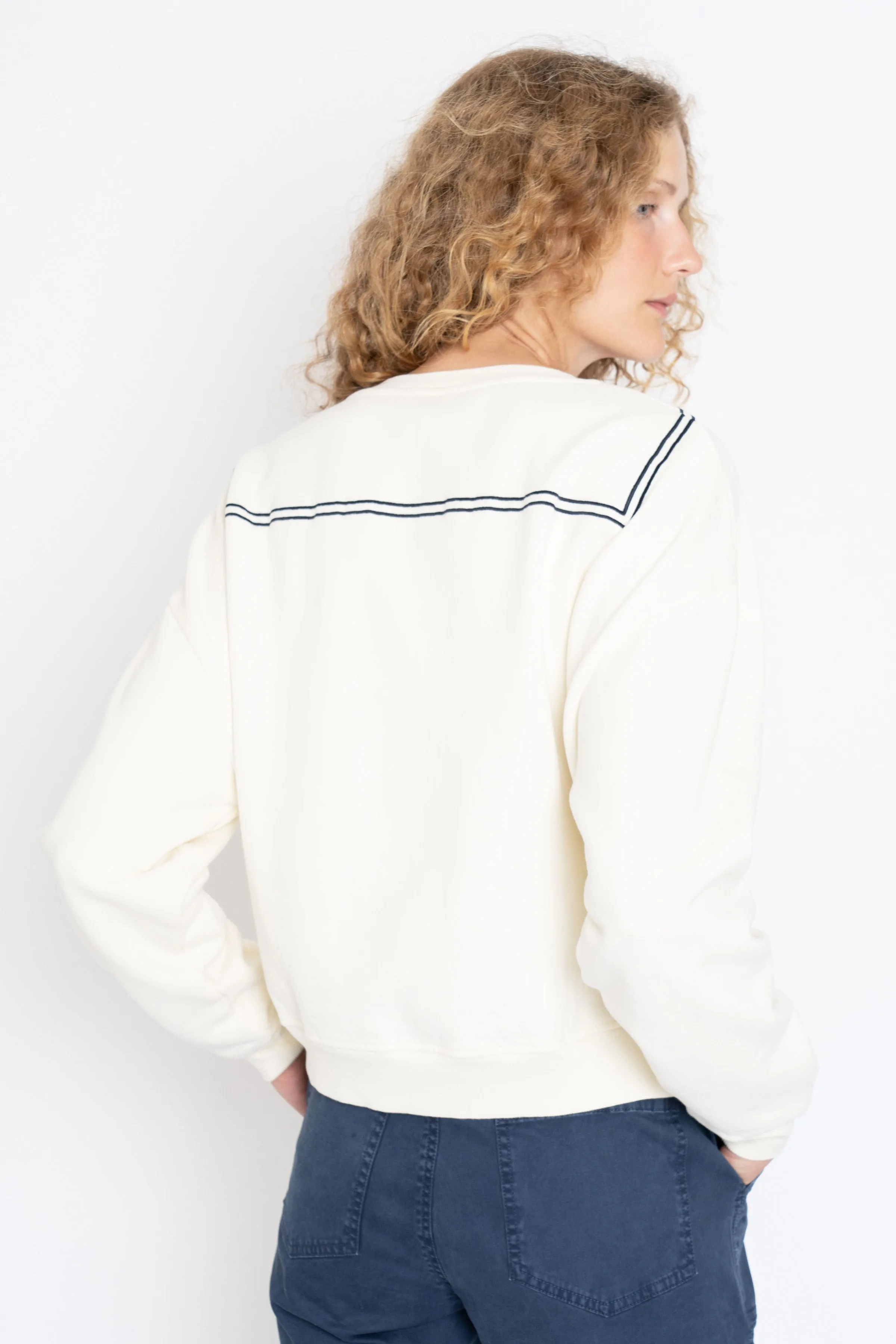 The Sailor Sweatshirt - Cream