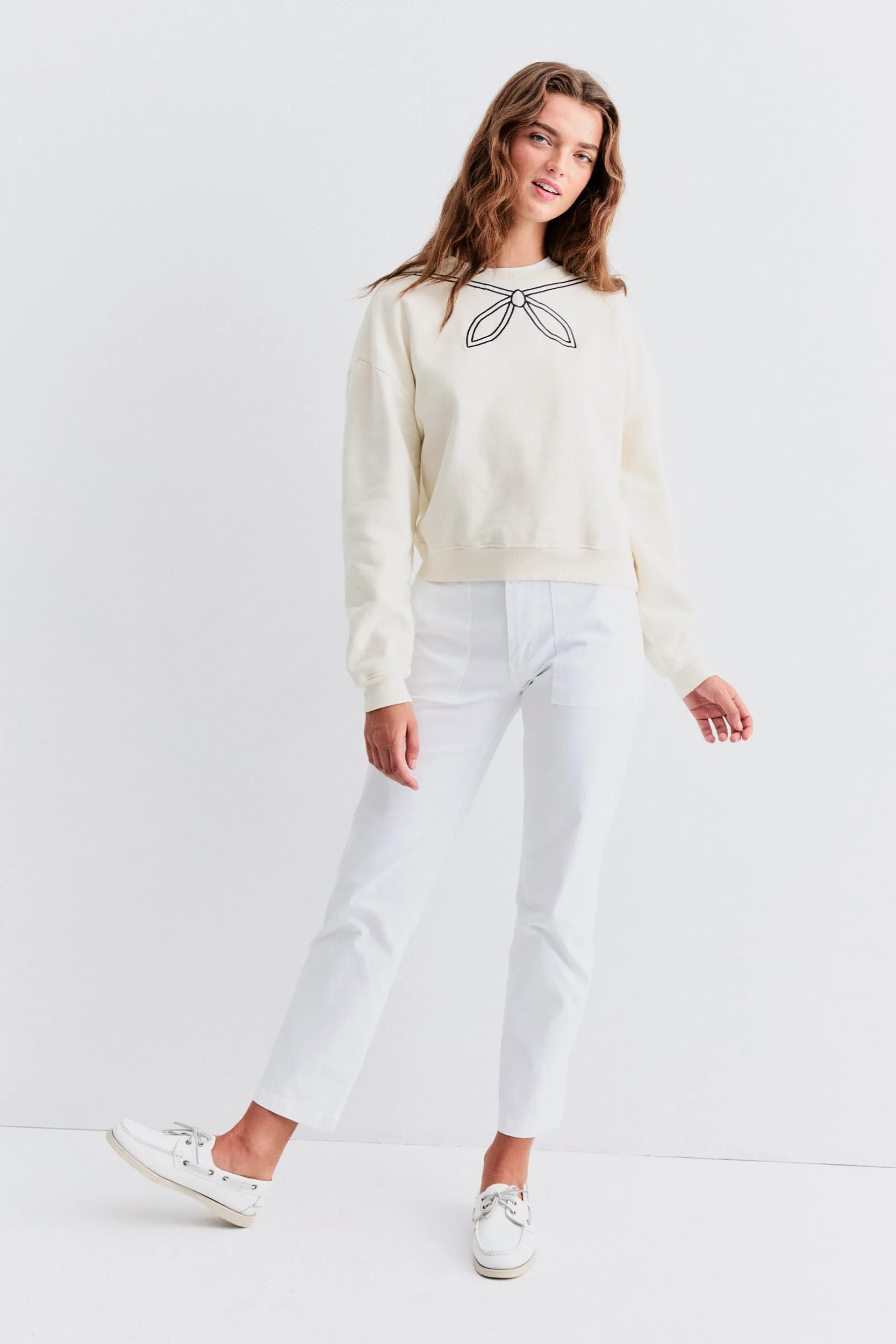 The Sailor Sweatshirt - Cream