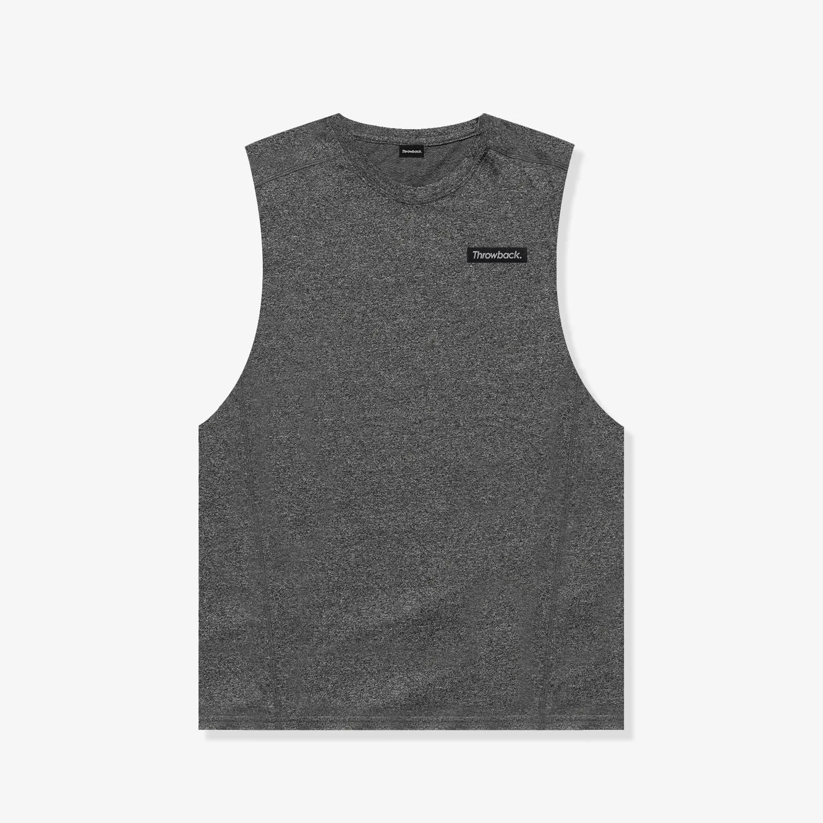 Throwback Icon Elite Shooter Tank - Charcoal Marle