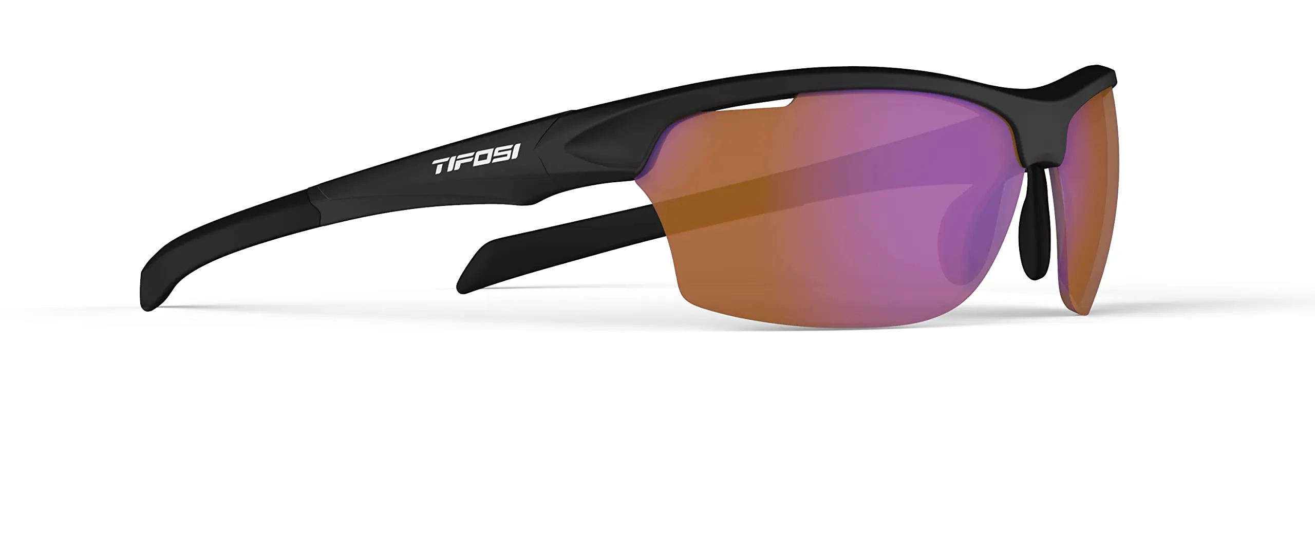 Tifosi Intense Sunglasses Black/AC Red lenses